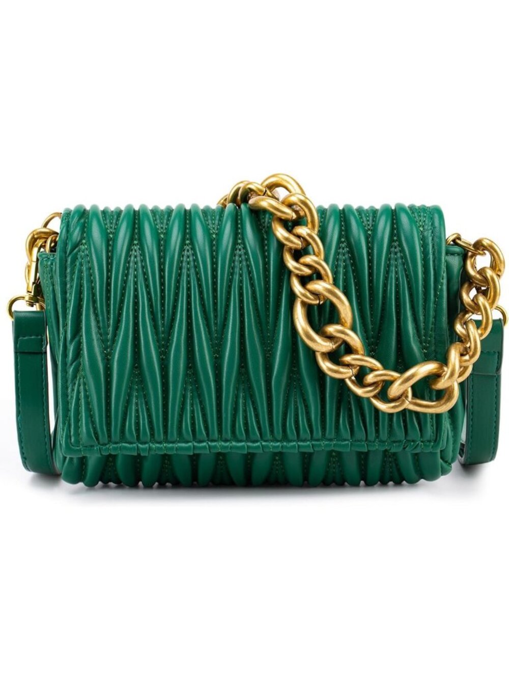 Chic Small Crossbody Bag for Women - Quilted Evening Clutch Handbag, Summer